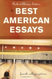 Tapa de The best American essays