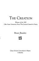Tapa de The Creation/Poems