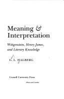 Tapa de Meaning & interpretation