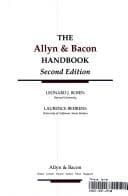 Tapa de The Allyn & Bacon handbook