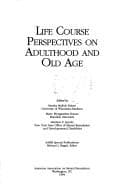 Tapa de Life course perspectives on adulthood and old age