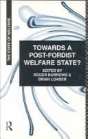 Tapa de Towards a post-Fordist welfare state?