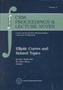 Tapa de Elliptic Curves and Related Topics (Crm Proceedings and Lecture Notes)