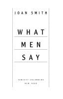 Tapa de What men say