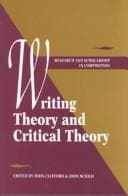 Tapa de Writing theory and critical theory