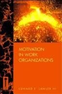 Tapa de Motivation in work organizations
