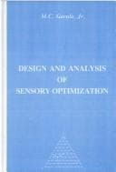 Tapa de Design and analysis of sensory optimization