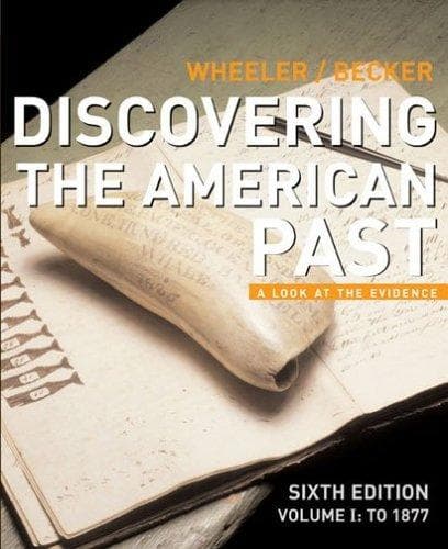 Tapa de Discovering the American past