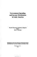 Tapa de Government spending and income distribution in Latin America