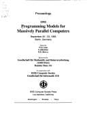 Tapa de Programming models for massively parallel computers, 1993