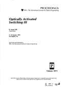 Tapa de Optically activated switching III