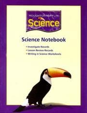 Tapa de Houghton Mifflin Science Notebook