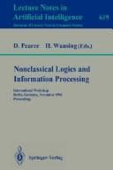 Tapa de Nonclassical logics and information processing