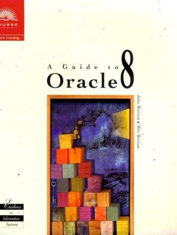 Tapa de A guide to Oracle 8