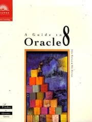 Tapa de A guide to Oracle 8