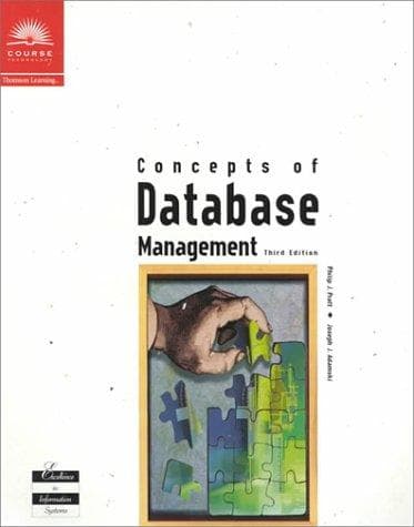 Tapa de Concepts of Database Management