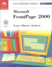 Tapa de Microsoft FrontPage 2000-Illustrated Complete (Illustrated Series