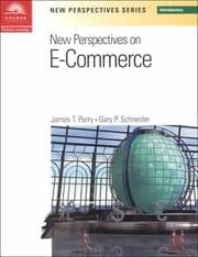 Tapa de New Perspectives on E-Commerce -- Introductory