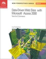Tapa de New Perspectives on Data-Driven Web Sites with Microsoft Access 2000