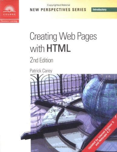 Tapa de New Perspectives on Creating Web Pages with HTML Second Edition - Introductory