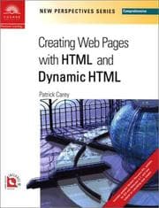 Tapa de Creating web pages with HTML and dynamic HTML