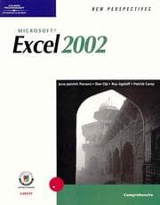 Tapa de New Perspectives on Microsoft Excel 2002 - Comprehensive