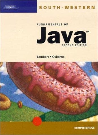 Tapa de Fundamentals of Java