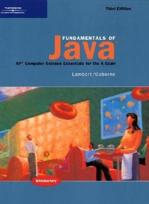 Tapa de Fundamentals of Java
