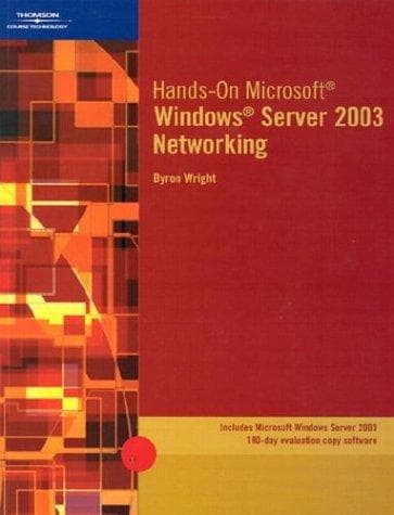 Tapa de Hands-On Microsoft Windows Server 2003 Networking