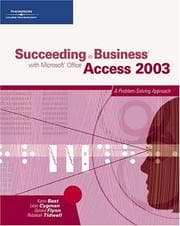 Tapa de Succeeding in Business with Microsoft Office Access 2003