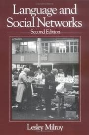 Tapa de Language and social networks