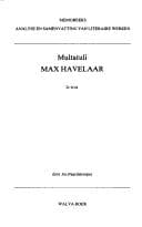 Tapa de Multatuli, Max Havelaar