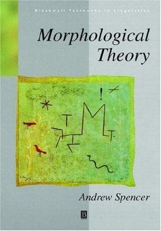 Tapa de Morphological theory