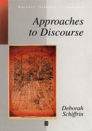 Tapa de Approaches to discourse