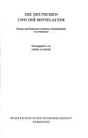 Tapa de Die Deutschen und ihr Mittelalter