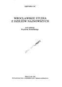 Tapa de Wrocławskie studia z dziejów najnowszych