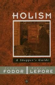 Tapa de Holism