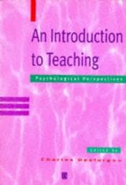 Tapa de An Introduction to Teaching