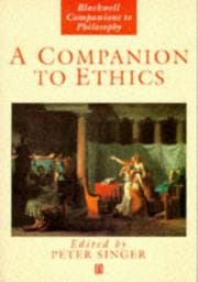 Tapa de A Companion to Ethics