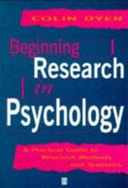 Tapa de Beginning research in psychology