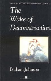 Tapa de The wake of deconstruction