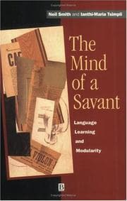 Tapa de The mind of a savant