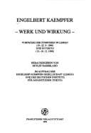 Tapa de Engelbert Kaemper, Werk und Wirkung