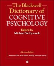 Tapa de The Blackwell Dictionary of Cognitive Psychology