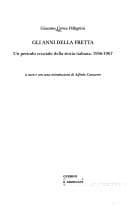 Tapa de Gli anni della fretta