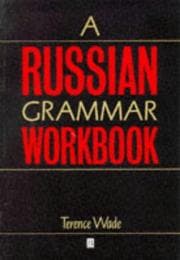 Tapa de A Russian Grammar Workbook