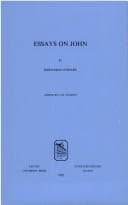Tapa de Essays on John