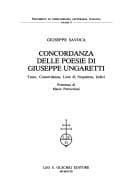 Tapa de Concordanza delle poesie di Giuseppe Ungaretti
