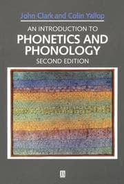 Tapa de An introduction to phonetics and phonology