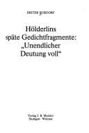 Tapa de Hölderlins späte Gedichtfragmente
